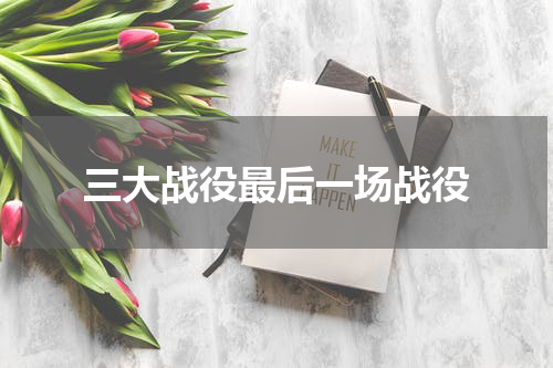 三大战役最后一场战役