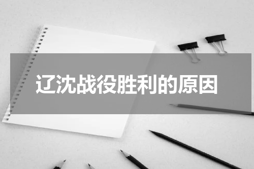 辽沈战役胜利的原因