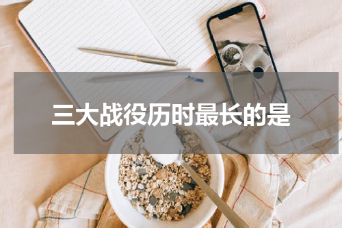 三大战役历时最长的是