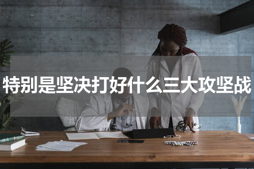 特别是坚决打好什么三大攻坚战