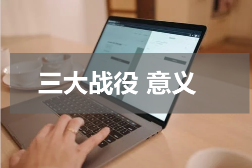 三大战役 意义