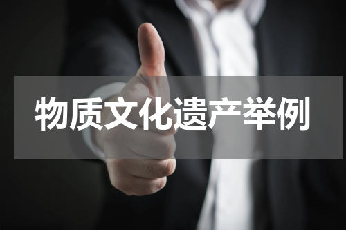 物质文化遗产举例