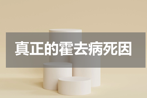 真正的霍去病死因