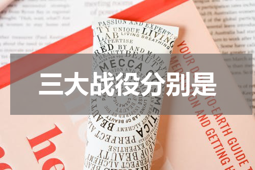 三大战役分别是