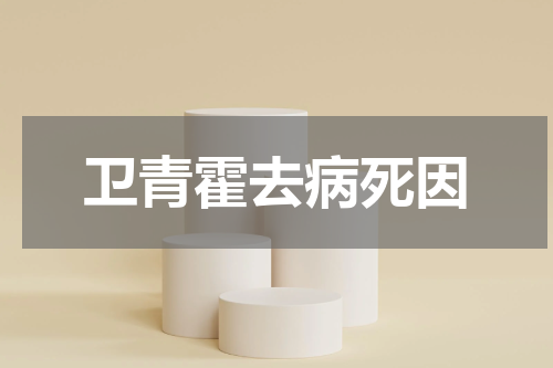 卫青霍去病死因