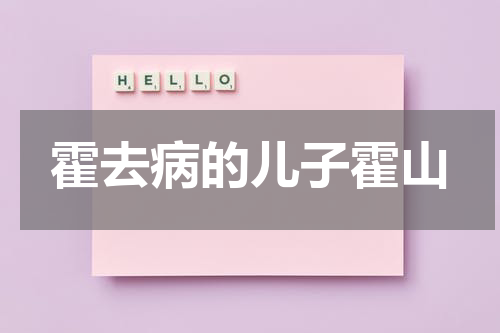 霍去病的儿子霍山