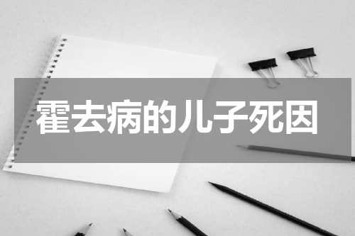 霍去病的儿子死因