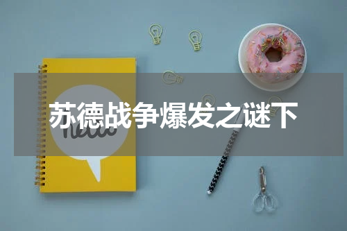 苏德战争爆发之谜下