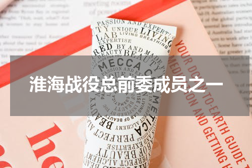 淮海战役总前委成员之一