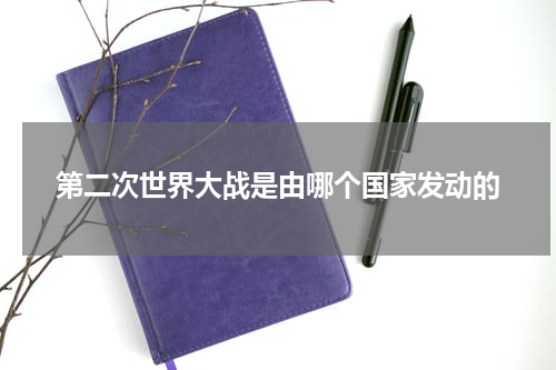 第二次世界大战是由哪个国家发动的