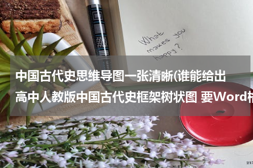 中国古代史思维导图一张清晰(谁能给出 高中人教版中国古代史框架树状图 要Word格式的)