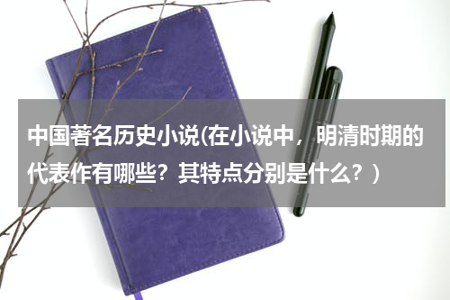 中国著名历史小说(在小说中，明清时期的代表作有哪些？其特点分别是什么？)