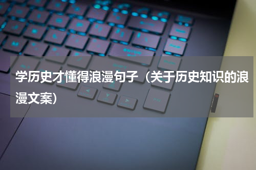 学历史才懂得浪漫句子（关于历史知识的浪漫文案）