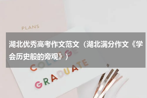 湖北优秀高考作文范文（湖北满分作文《学会历史般的旁观》）
