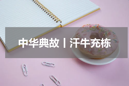 中华典故丨汗牛充栋